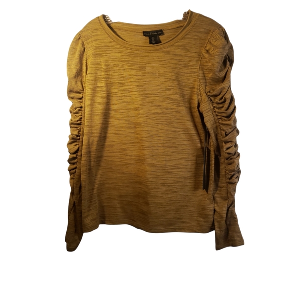 House of Harlow 1960  Women's shirt mustard Shirt size L - Picture 1 of 13